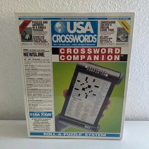 Vintage ‘94 USA Today Crossword Companion Roll-A-Puzzle System NEW SEALED